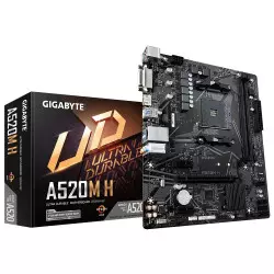 Carte Mère Gigabyte A520M H mATX AM4 DDR4 USB3.2 M.2 DVI HDMI