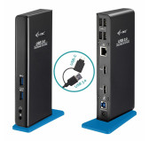 Station d'Accueil i-tec USB 3.0/USB-C Dual Docking Station 2xFHD HDMI