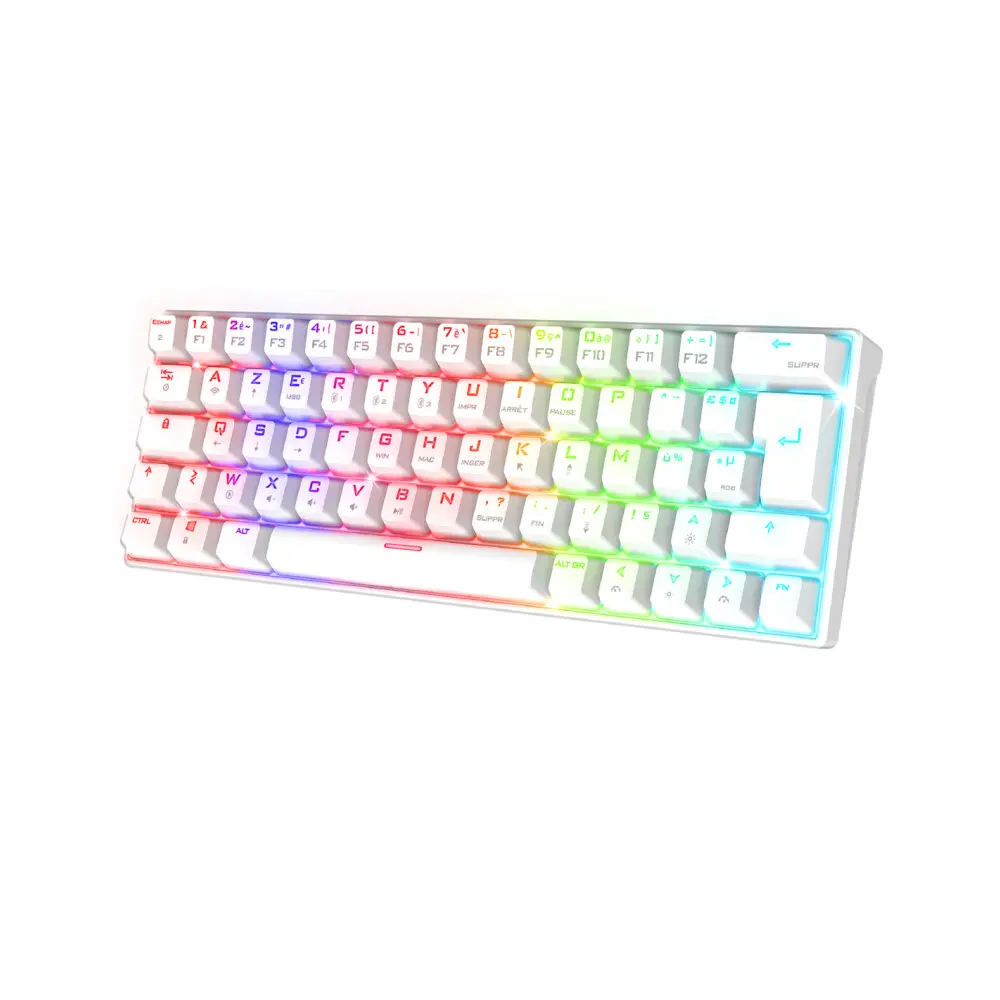 Clavier Spirit of Gamer XPERT-K200 Wireless TKL Blanc