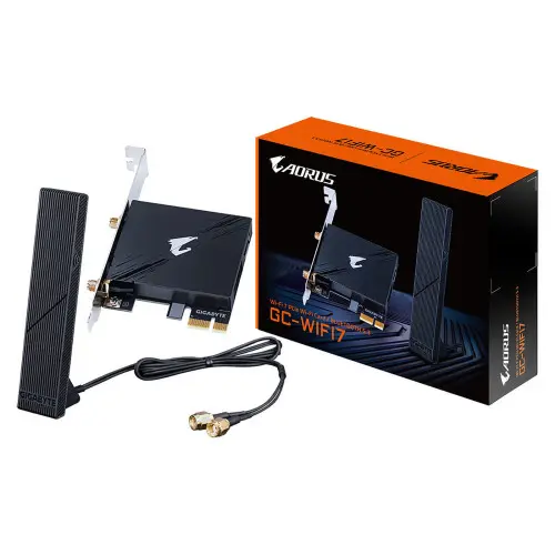 Carte PCI-Express Wifi 7 5800 Bluetooth 5.3 Aorus GC-WIFI7 Rev1.0