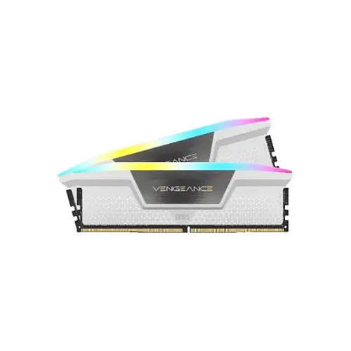 DDR5 Corsair Vengeance RGB Kit 32Go 2x16Go 5600Mhz CL36 Blanc XMP