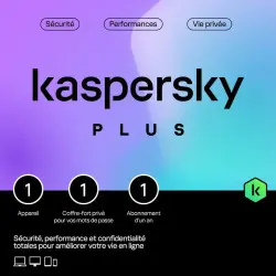 Antivirus Kaspersky Plus 1 Poste 1 An