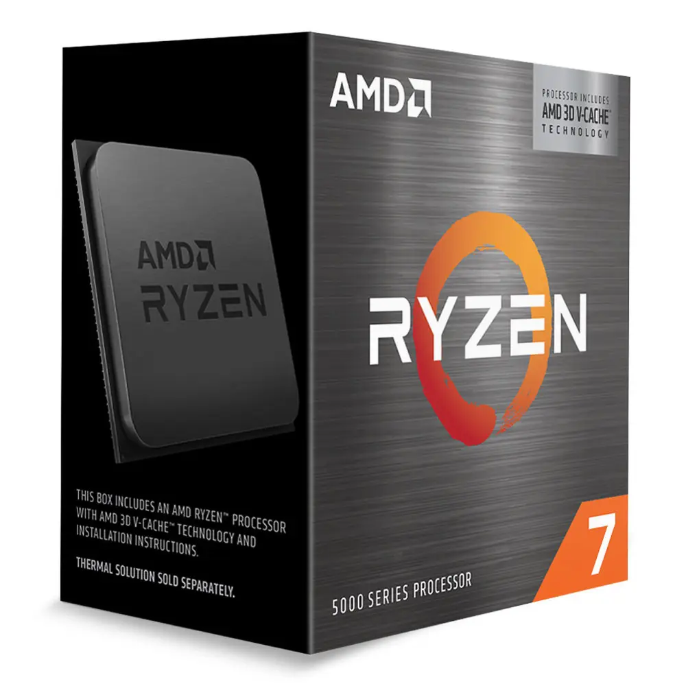 Processeur AMD RYZEN 7 5700X3D 3.0/4.1Ghz 100M 8Core 105W AM4