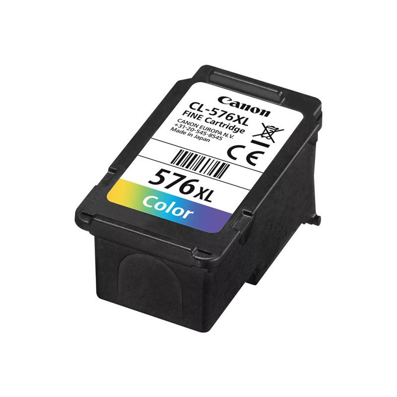 Cartouche Canon CL-576 XL Couleur 12.6ml 300 pages Cartouche Canon CL-576 XL Couleur 12.6ml 300 pages