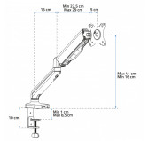 Bras support écran Advance ErgoMounts Single (ADV-ARM1) Bras support écran Advance ErgoMounts Single (ADV-ARM1)