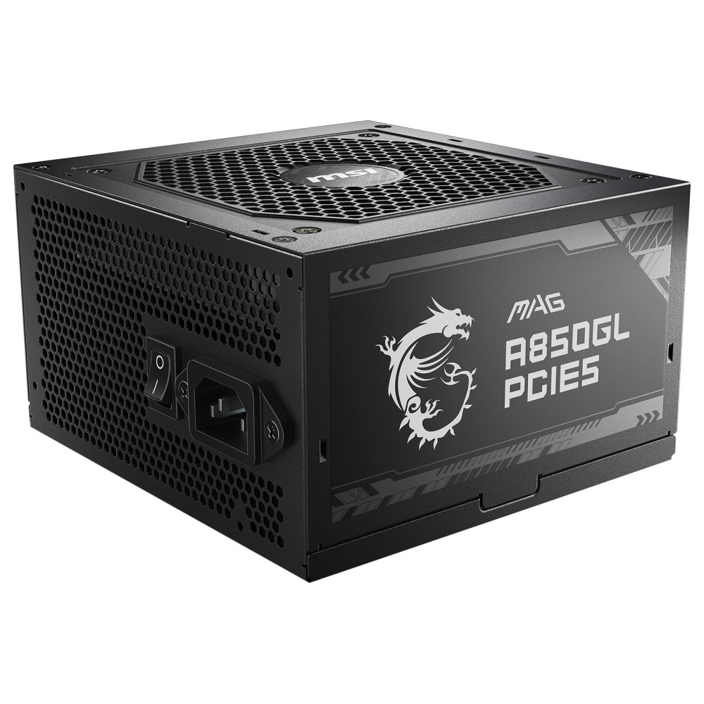 Alimentation MSI MAG A850GL PCIE5 850 Watts 80Plus Gold ATX 3.1 Alimentation MSI MAG A850GL PCIE5 850 Watts 80Plus Gold ATX 3.1