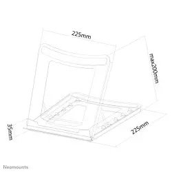 Support réglable Neomounts pour PC Portable de 10 à 16"