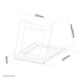 Support réglable Neomounts pour PC Portable de 10 à 16" Support réglable Neomounts pour PC Portable de 10 à 16"