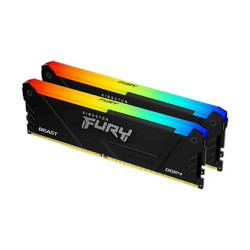 DDR4 Kingston FURY Beast RGB Kit 16Go 2x8Go 3200Mhz  CL16