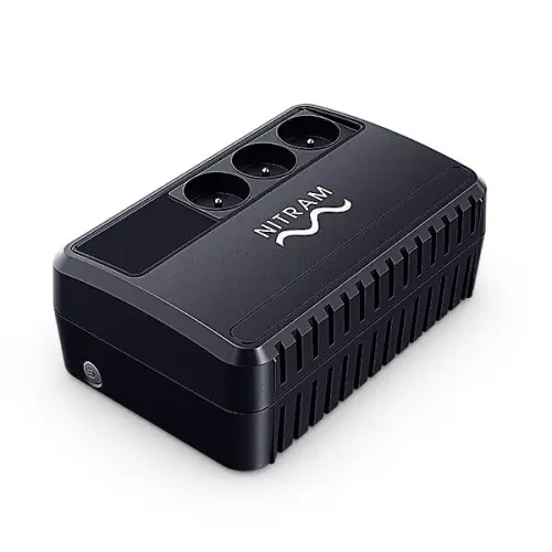 Onduleur Nitram BU600E-FR 600 VA 3 Prises 360 Watts