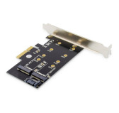 Carte PCI Express Digitus DS-33170 M.2 PCIe 3.0 x4 1xNVMe + 1xSATA Carte PCI Express Digitus DS-33170 M.2 PCIe 3.0 x4 1xNVMe + 1xSATA