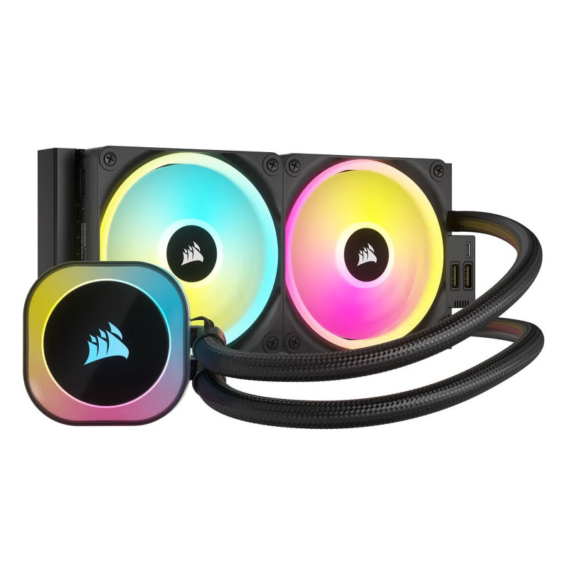 WaterCooling Corsair iCUE LINK H100i RGB Noir 240mm WaterCooling Corsair iCUE LINK H100i RGB Noir 240mm