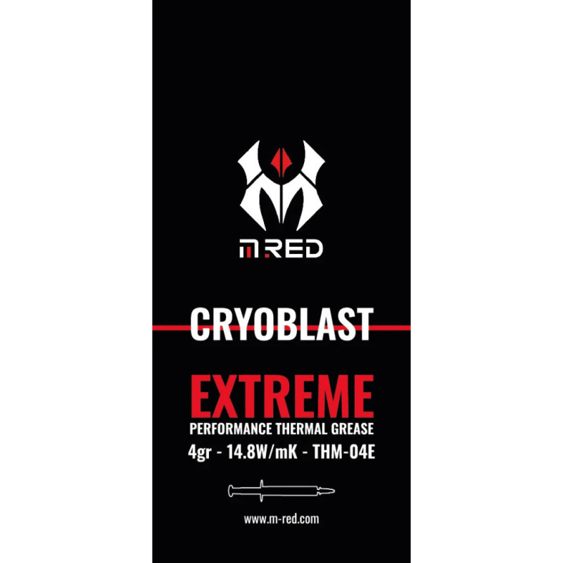 Pate Thermique M.RED CRYOBLAST Extreme 4Gr Pate Thermique M.RED CRYOBLAST Extreme 4Gr