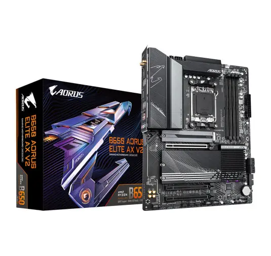 Carte Mère Gigabyte B650 AORUS ELITE AX V2 ATX AM5 DDR5 USB3.2 WIFI