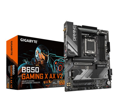 Carte Mère Gigabyte B650 GAMING X AX V2 ATX AM5 DDR5 USB3.2 M.2 WIFI