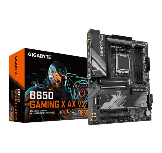 Carte Mère Gigabyte B650 GAMING X AX V2 ATX AM5 DDR5 USB3.2 M.2 WIFI