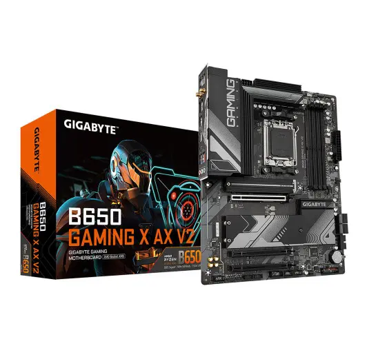 Carte Mère Gigabyte B650 GAMING X AX V2 ATX AM5 DDR5 USB3.2 M.2 WIFI