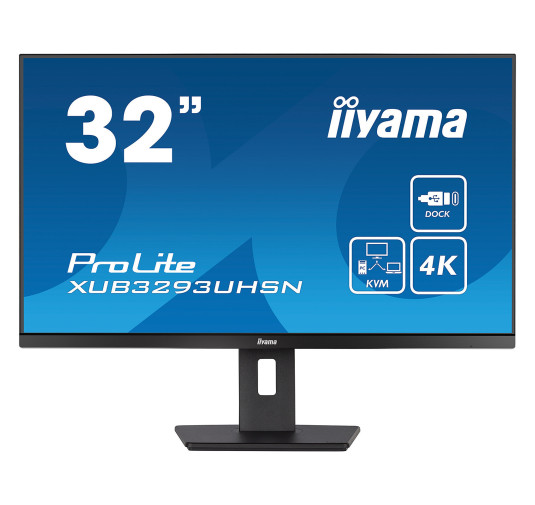 Ecran iiyama 32" XUB3293UHSN-B5 3840x2160 75Hz 4ms Dock USB-C 65Watt