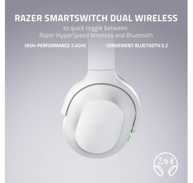 Micro Casque Razer Barracuda Mercury Blanc