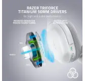 Micro Casque Razer Barracuda Mercury Blanc Micro Casque Razer Barracuda Mercury Blanc