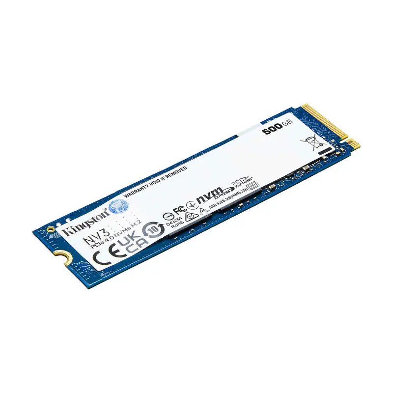 SSD 500Go Kingston NV3 M.2 NVMe PCIe 4.0 SSD 500Go Kingston NV3 M.2 NVMe PCIe 4.0