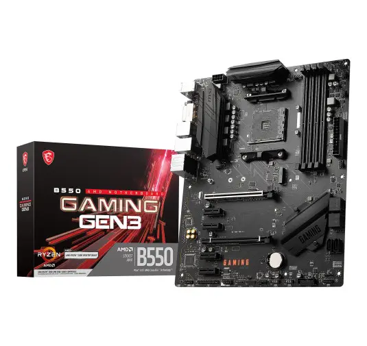 Carte Mère MSI B550 GAMING GEN3 ATX AM4 DDR4 USB 3.1