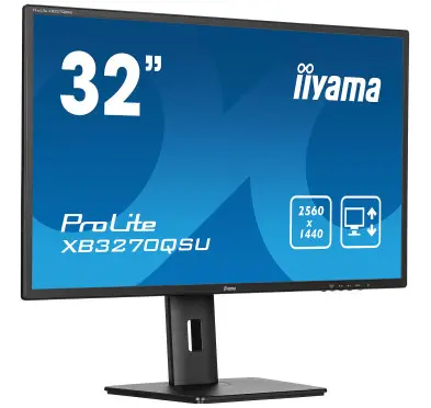 Ecran iiyama 32" ProLite XB3270QSU-B1 2560x1440 100Hz 3ms