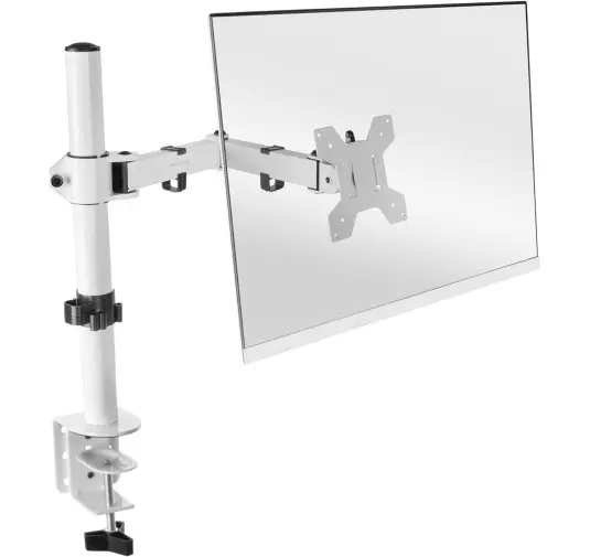 Bras support écran Mars Gaming MARM1W Blanc jusqu'à 32" 8Kg