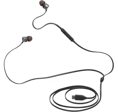 Ecouteurs intra-auriculaires avec micro JBL Tune 310C Noir USB-C