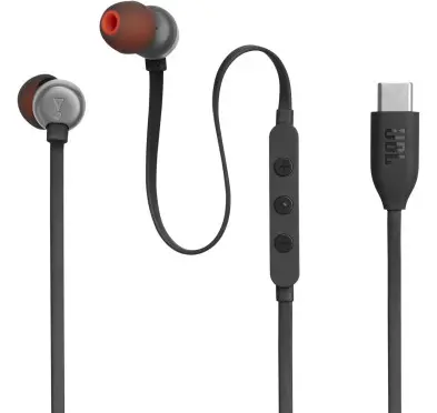 Ecouteurs intra-auriculaires avec micro JBL Tune 310C Noir USB-C