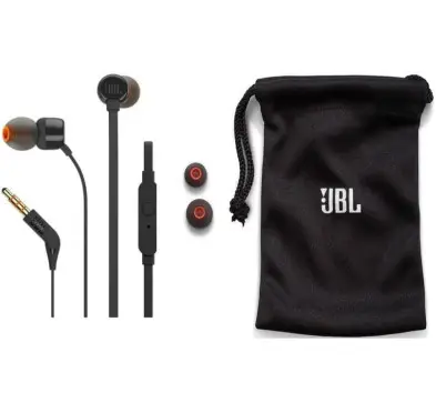Ecouteurs intra-auriculaires avec micro JBL T210 Noir Jack