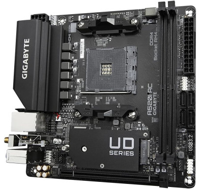 Carte Mère Gigabyte A520I AC ITX AM4 DDR4 Wifi USB3.2 M.2