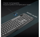 Clavier Advance R-Type Series Noir Gaming RGB sans fil Clavier Advance R-Type Series Noir Gaming RGB sans fil