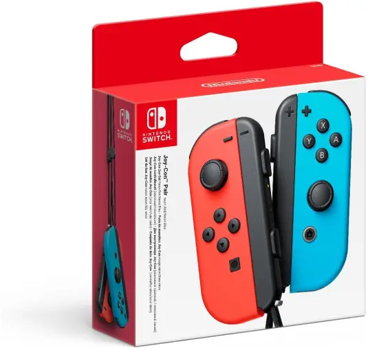 Nintendo Switch paire de manette Joy-Con Bleu/Rouge