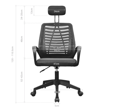 Siège Mars Gaming MGC-ERGO Noir Ergonomie et maille respirante