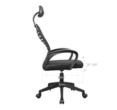 Siège Mars Gaming MGC-ERGO Noir Ergonomie et maille respirante