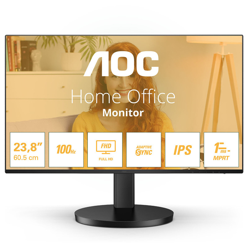 Ecran AOC 24" 24B3HA2 1920x1080 100Hz 1ms HDMI/VGA Ecran AOC 24" 24B3HA2 1920x1080 100Hz 1ms HDMI/VGA