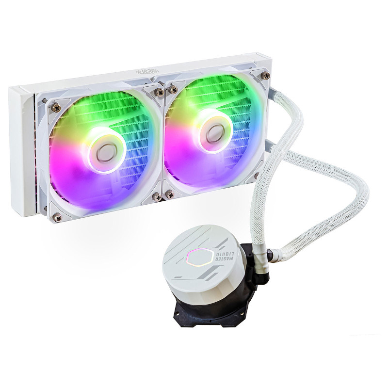 WaterCooling Cooler Master MasterLiquid 240L Core White ARGB WaterCooling Cooler Master MasterLiquid 240L Core White ARGB