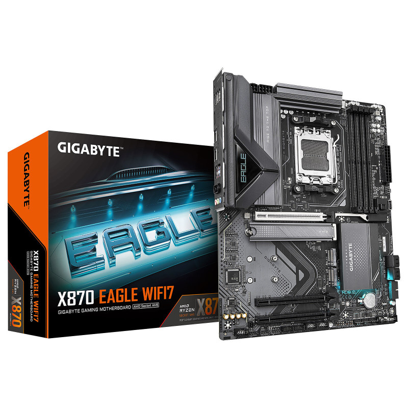 Carte Mère Gigabyte X870 EAGLE WIFI7 ATX AM5 DDR5 Wifi 7 Carte Mère Gigabyte X870 EAGLE WIFI7 ATX AM5 DDR5 Wifi 7