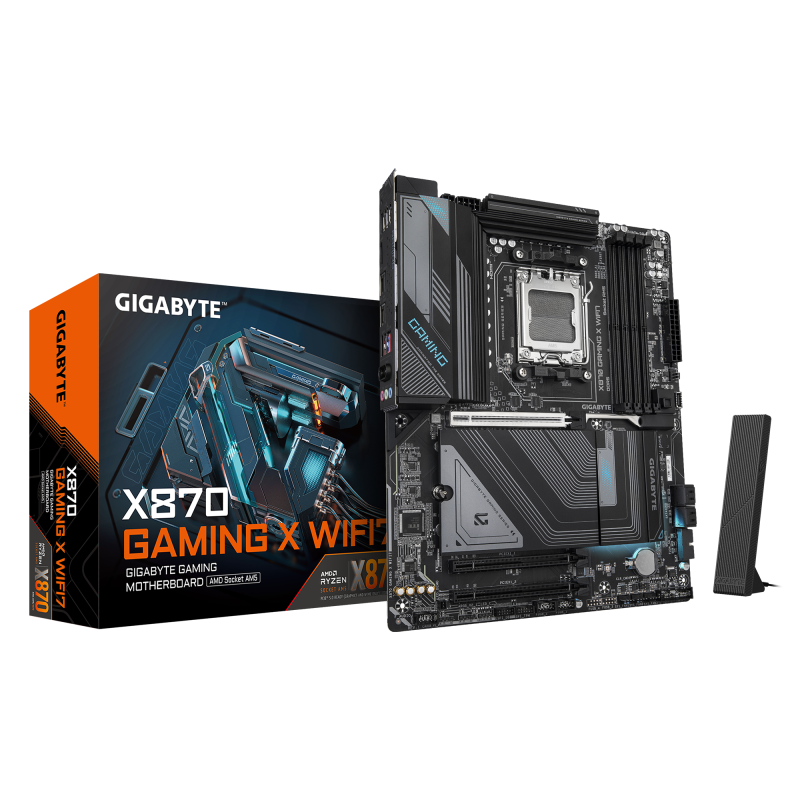 Carte Mère Gigabyte X870 GAMING X WIFI7 ATX AM5 DDR5 Wifi 7