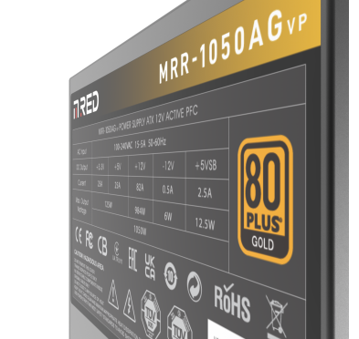 Alimentation M.RED MRR-1050AG (VP) 80+ Gold 1050 Watts ATX 3.0