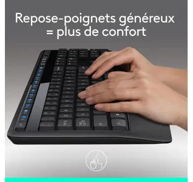 Clavier Souris Logitech MK345 Comfort Wireless