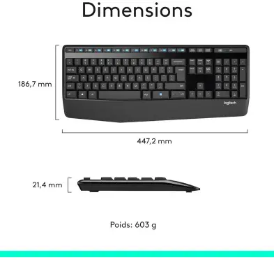 Clavier Souris Logitech MK345 Comfort Wireless