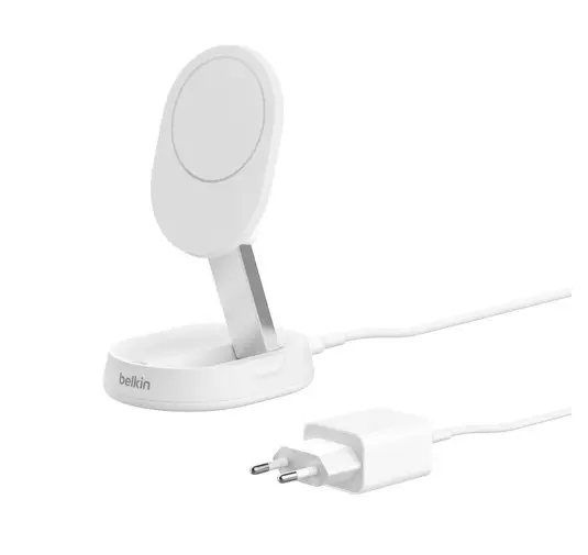 Stand chargeur Belkin BoostCharge Pro MagSafe (15W) Blanc