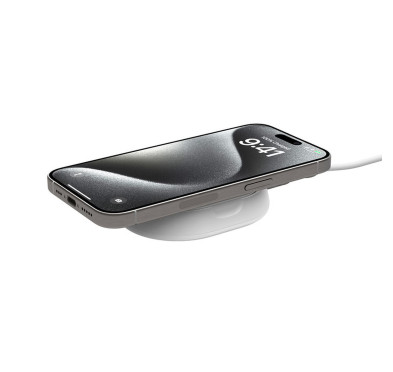 Stand chargeur Belkin BoostCharge Pro MagSafe (15W) Blanc