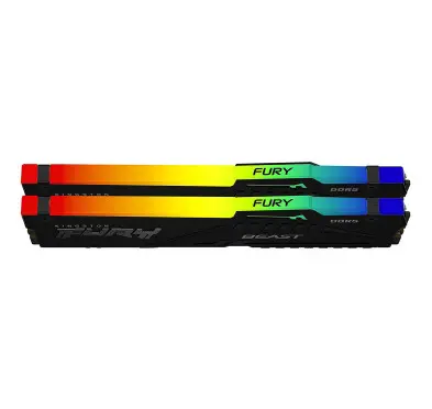 DDR5 Kingston FURY Beast RGB Kit 32Go 2x16Go 6000Mhz CL36
