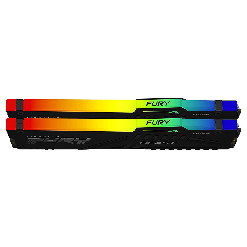DDR5 Kingston FURY Beast RGB Kit 32Go 2x16Go 6000Mhz CL36 EXPO XMP DDR5 Kingston FURY Beast RGB Kit 32Go 2x16Go 6000Mhz CL36 EXPO XMP