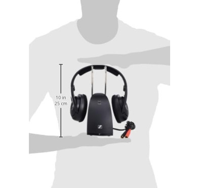 Casque Sennheiser RS 120-W Sans Fil TV/Hi-Fi Noir Autonomie 20H
