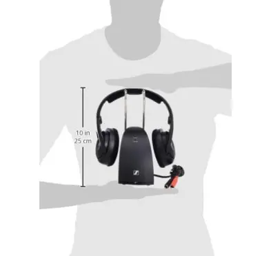 Casque Sennheiser RS 120-W Sans Fil TV/Hi-Fi Noir Autonomie 20H