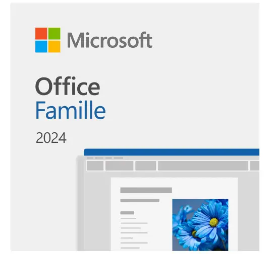 Microsoft Office 2024 Famille & Etudiant 1 PC Windows/Mac ESD